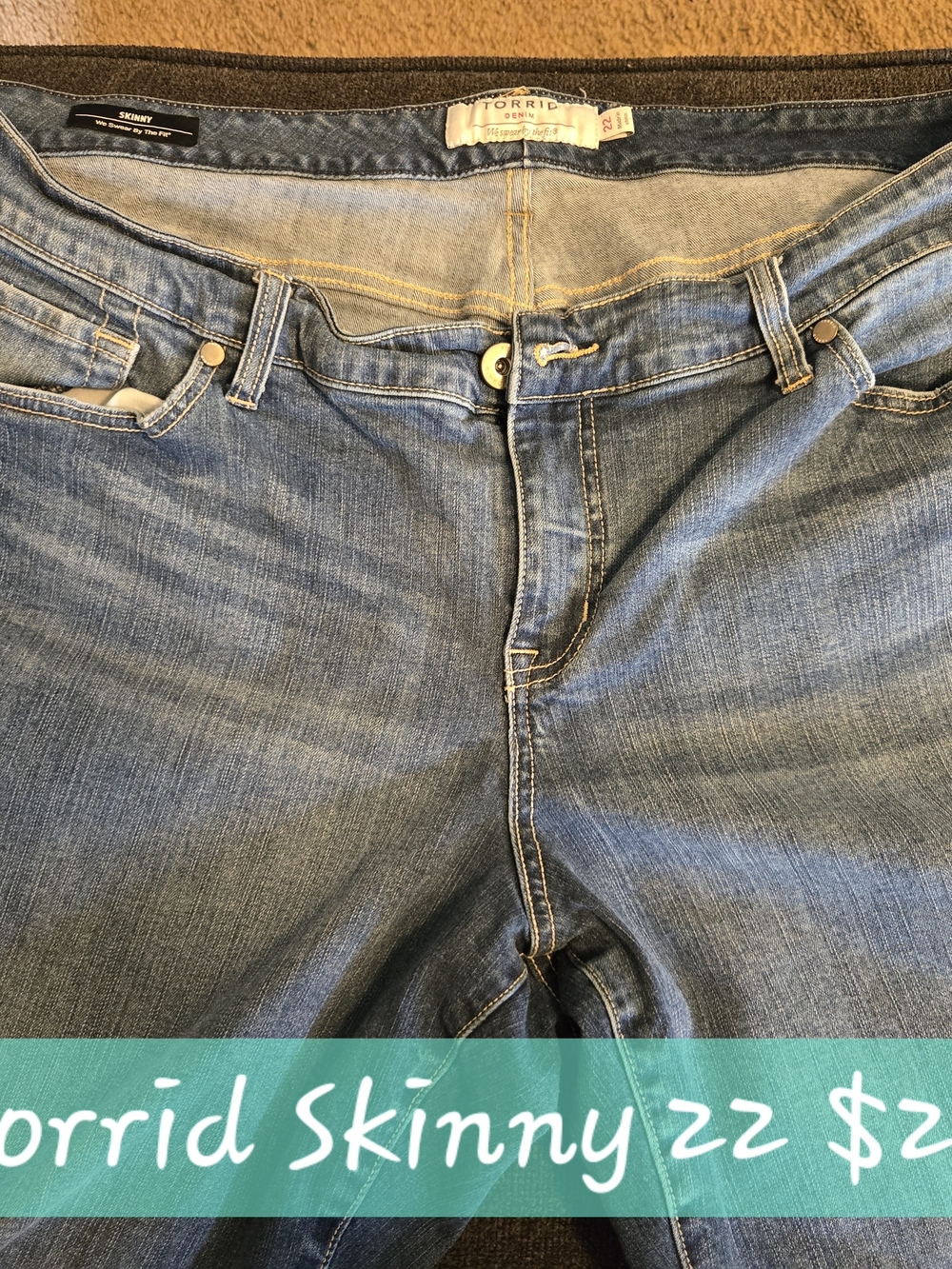torrid Light Wash Skinny Jeans - Blue